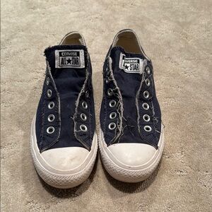 Converse All Star Navy Blue Slip-On Sneakers